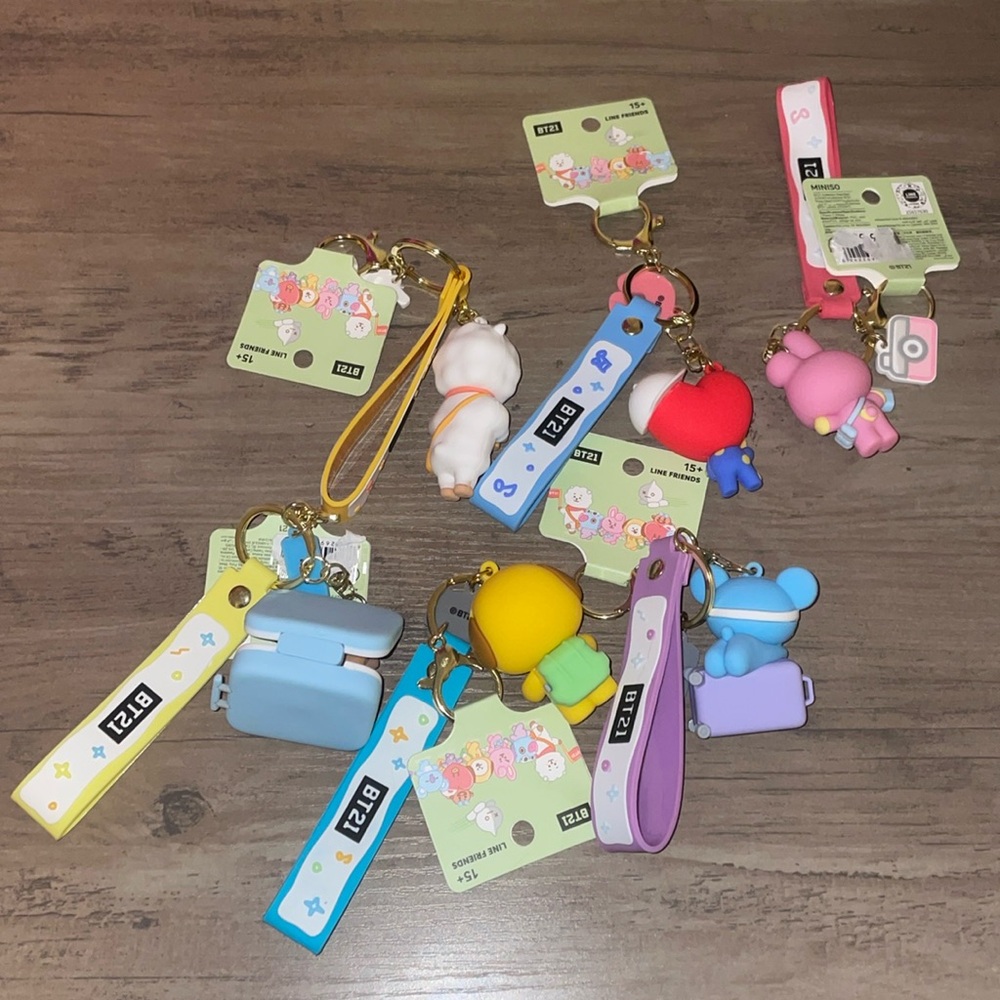 BT21 Character Keychains - Picture 4 of 4